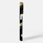 ゴールデンパターン16.bwブラックBG Case-Mate iPhoneケース (裏面 / 右)