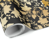 ゴールデンパターン21,bw.黒BG ラッピングペーパー (ロールコーナー)