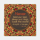 ゴールデンパッションやる気を起こさせる引用文マグネット マグネット (正面)