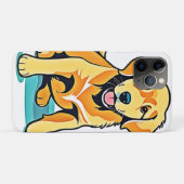 ゴールデンパップチャームデザイン Case-Mate iPhoneケース (裏面(横))