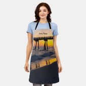 ゴールデンパナマシティビーチサンセットリフレクションズエプロン エプロン (着用した状態)