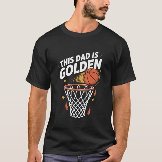 ゴールデンパパ、バスケ Tシャツ (正面)