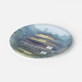 ゴールデンパビリオンの霧 ペーパープレート (アングル)