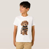 ゴールデンパピー ストライプセーター キッズ Tシャツ (正面フル)