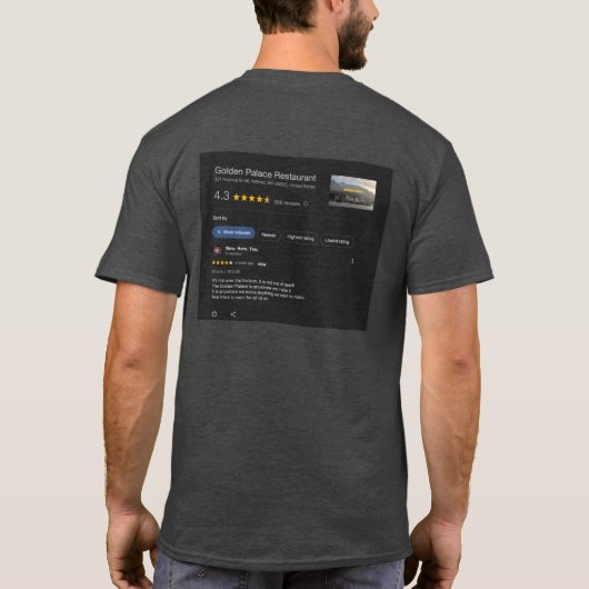 ゴールデンパレス Tシャツ (裏面)