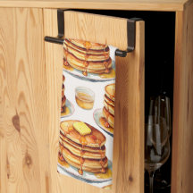 ゴールデンパンケーキモーニングウォーターカラーシロップ&バター