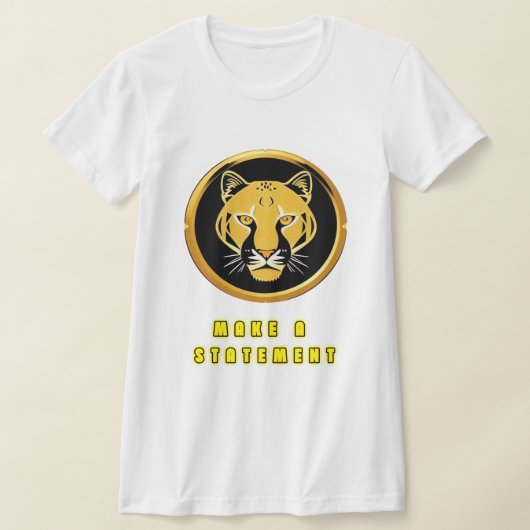 ゴールデンパンサーエンブレム Tシャツ (レイダウン)