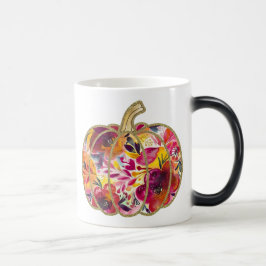 ゴールデンパンプキン&フローラデライトコーヒーマグ モーフィングマグカップ