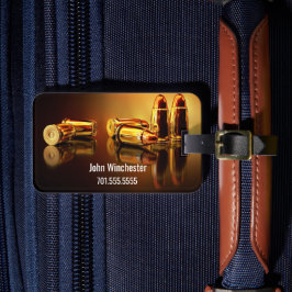 ゴールデンパーソナライズされたカルチッジ ラゲッジタグ