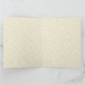 ゴールデンパーソナライズされたグリーティングカード カード (内部)