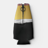 ゴールデンパーソナライズされたチケットチョコレート ボトルクーラー (裏面)