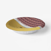 ゴールデンパーソナライズされたチョコレートキャンディバーパーティー ペーパーボウル (傾斜あり)