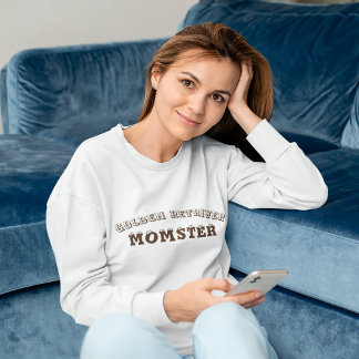 ゴールデンパーソナライズされたレトリエバーママハロウィーン スウェットシャツ