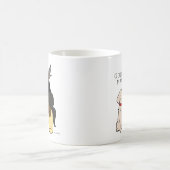 ゴールデンパーソナライズされたレリーバマコーヒーマグ コーヒーマグカップ (中央)