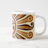 ゴールデンパーソナライズされたヴィンテージボホサンギフトマグ ジャンボコーヒーマグカップ (右)