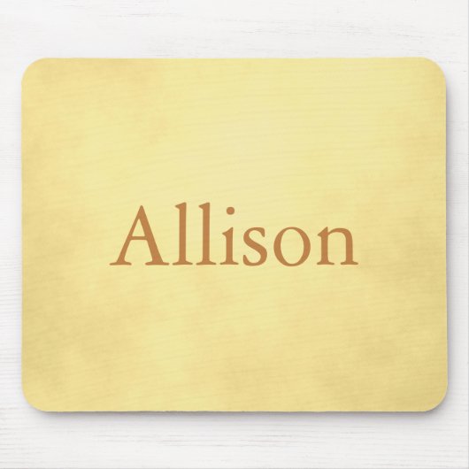 ゴールデンパーチメント マウスパッド (正面)