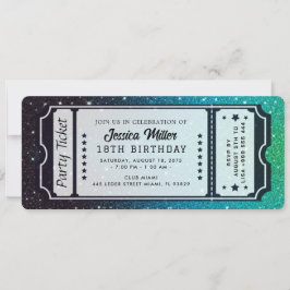 ゴールデンパーティチケット招待状 招待状