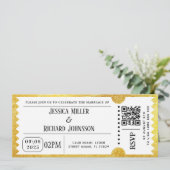 ゴールデンパーティチケット招待状 招待状 (スタンド正面)