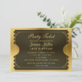 ゴールデンパーティーチケット招待状 招待状 (スタンド正面)