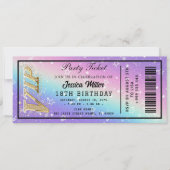 ゴールデンパーティーチケット招待状 招待状 (正面)