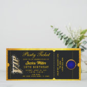 ゴールデンパーティーチケット招待状 招待状 (スタンド正面)