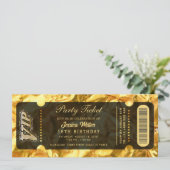 ゴールデンパーティーチケット招待状 招待状 (スタンド正面)