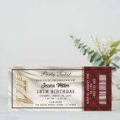 ゴールデンパーティーチケット招待状 招待状 (スタンド正面)