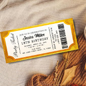 ゴールデンパーティーチケット招待状 招待状