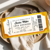 ゴールデンパーティーチケット招待状 招待状