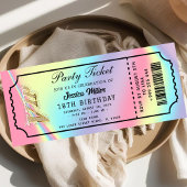 ゴールデンパーティーチケット招待状 招待状