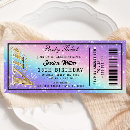 ゴールデンパーティーチケット招待状 招待状