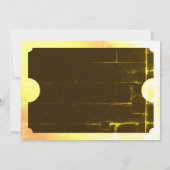 ゴールデンパーティーチケット 招待状 (裏面)