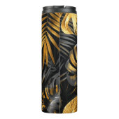 ゴールデンパームとモンステラ模様 タンブラー (裏面)