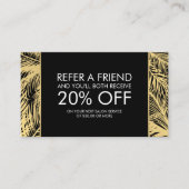 ゴールデンパームススプレーなめしロゴブラック紹介 紹介カード (正面)