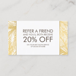 ゴールデンパームススプレーなめしロゴホワイト紹介 紹介カード