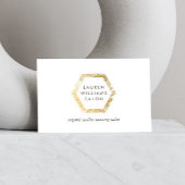 ゴールデンパームススプレータンニングサロンロゴオンホワイト 名刺