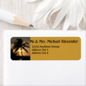 ゴールデンパームツリーサンセット ラベル (インサイチュ)