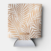 ゴールデンパームツリーリーフパターン 缶クーラー (正面)