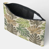 ゴールデンパームトロピカル葉 アクセサリーポーチ (見開き)