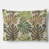 ゴールデンパームトロピカル葉 アクセサリーポーチ (裏面)