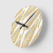 ゴールデンパーム ラウンド壁時計 (傾斜)