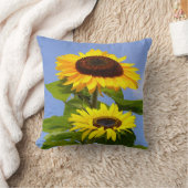 ゴールデンヒマワリ クッション (ブランケット)