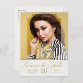 ゴールデンヒューズ保存スペインの日付レセルバラフェハ 案内ポストカード (正面/裏面)