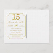 ゴールデンヒューズ保存スペインの日付レセルバラフェハ 案内ポストカード (裏面)