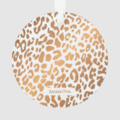 ゴールデンヒョウ柄 オーナメント (裏面)