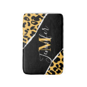 ゴールデンヒョウ柄 バスマット (正面縦)