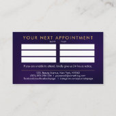 ゴールデンヒーリングハンドエナジーススパイラルON VIOLET 名刺 (裏面)