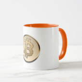 ゴールデンビットコインコンボマグ マグカップ (正面右)