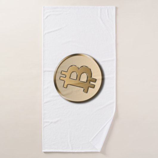 ゴールデンビットコイン バスタオル セット (バスタオル)