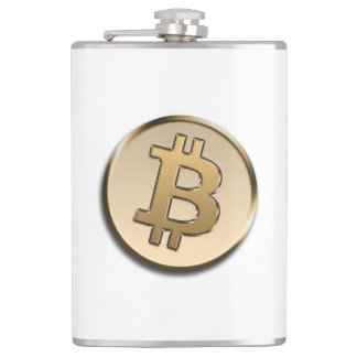 ゴールデンビットコイン ビニール フラスク